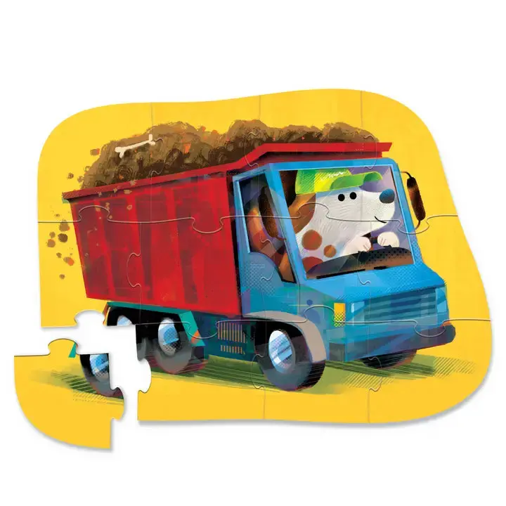 12-Piece Mini Puzzle - Go Big Dog 1