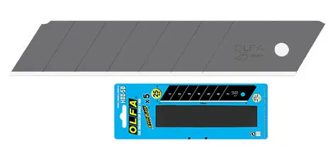 25Mm Excel Black Ultra Sharp Snap Blades (5 Pack) 1