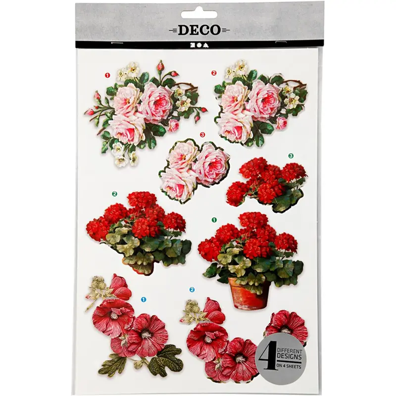 3D Decoupage Motifs: Floral 1