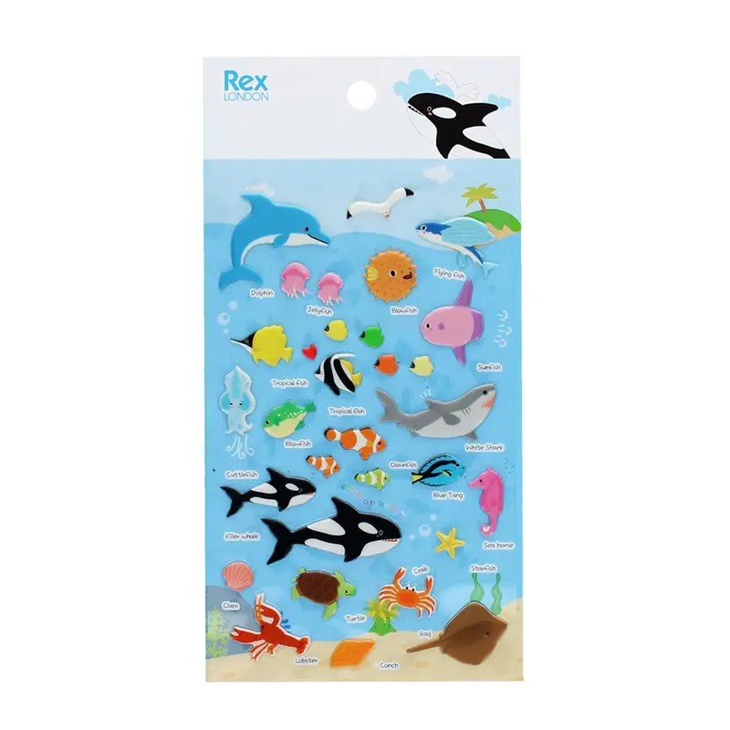 3D Puffy Stickers - Sea Creatures 1