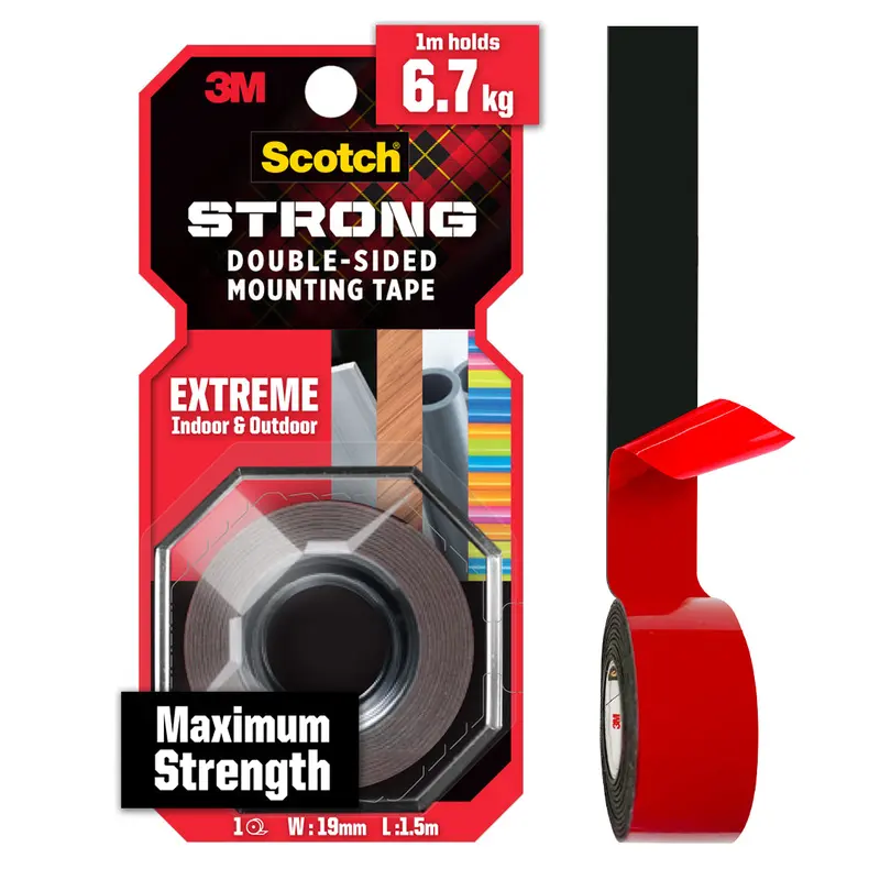 3M Scotch Extreme Double Sided Mounting Tape 19 Mm X 1.5 M 1