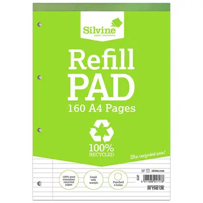 A4 Recycled Refill Pad (Lined) 1
