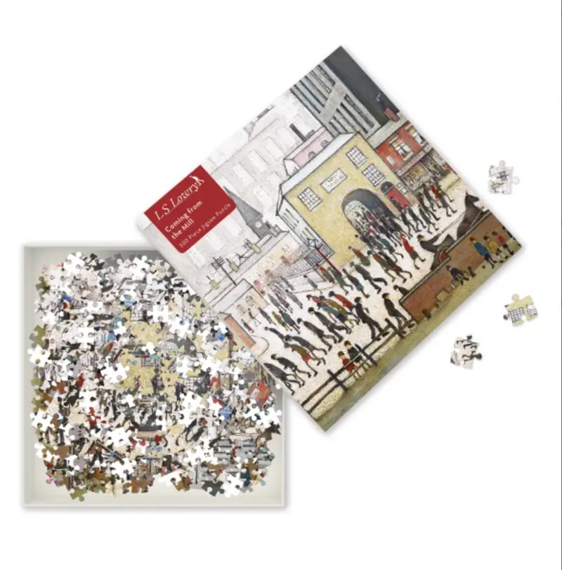 Adult Jigsaw Puzzle L.S. Lowry: Coming From The Mill (500 Pieces) : 500-Piece Jigsaw Puzzles 1