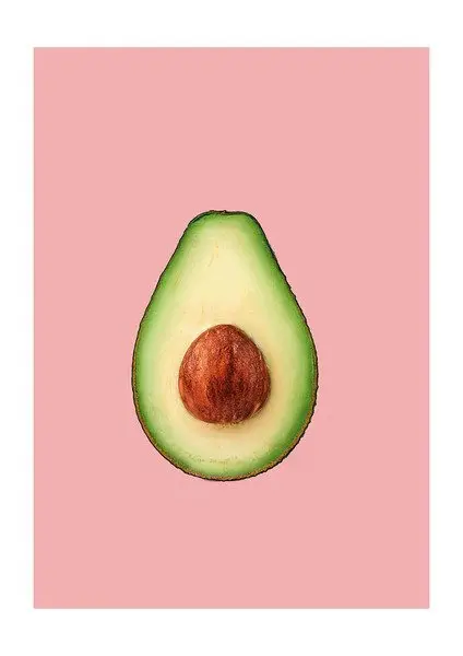 Avocado Greetings Card 1
