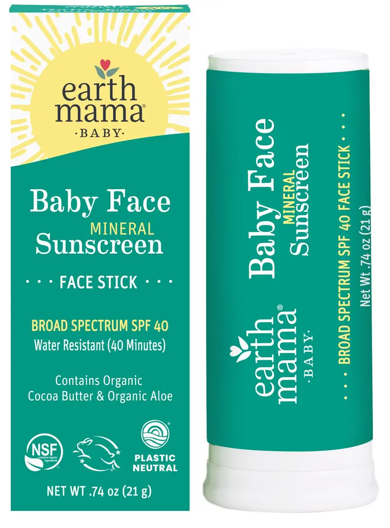 Baby Face Mineral Sunscreen Face Stick - Spf 40 1