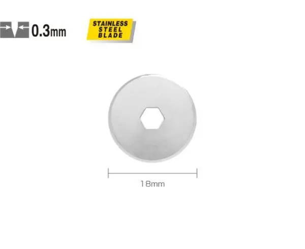 Blade For 18Mm Rotary Cutters (Pack Of 2) 1