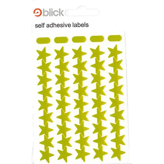 Blick Stars - Gold - Labels - 135Pk 1