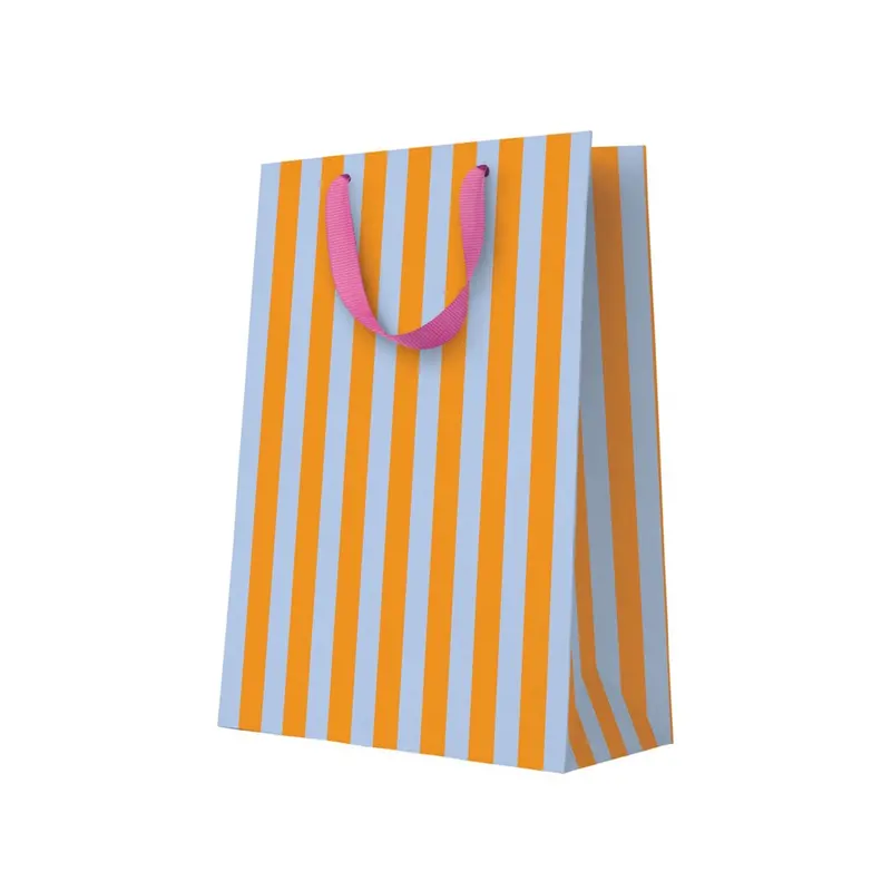 Blue And Khaki Large Gift Bag 1