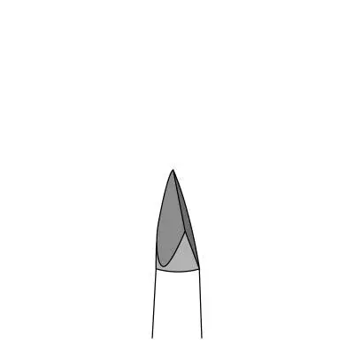 C/S Firm Grey Angle Chisel 0 1