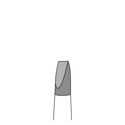 C/S Firm Grey Flat Chisel 0 1