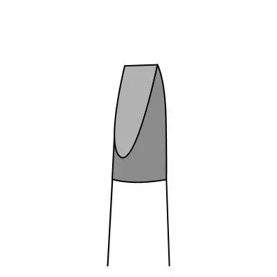 C/S Firm Grey Flat Chisel 6 1