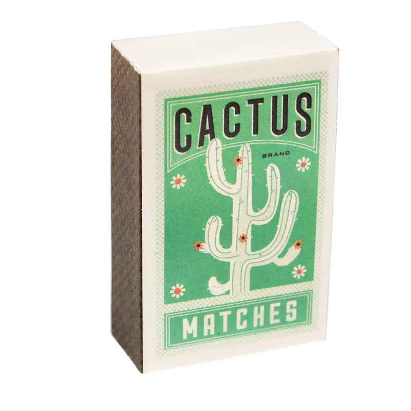 Cactus Matchbox Notepad 1