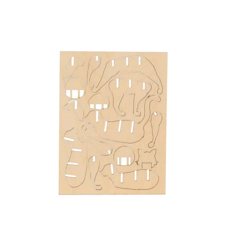 Cat 3D Wooden Puzzle 1