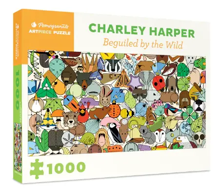 Charley Harper: 1000 Piece Jigsaw Puzzle - Beguiled By The Wild 1