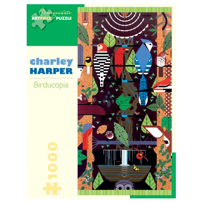 Charley Harper: 1000 Piece Jigsaw Puzzle - Birducopia 1