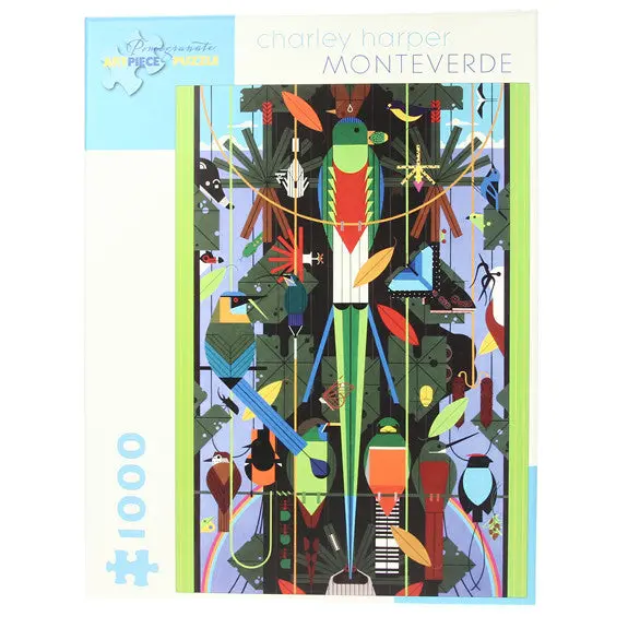 Charley Harper: 1000 Piece Jigsaw Puzzle - Monteverde 1