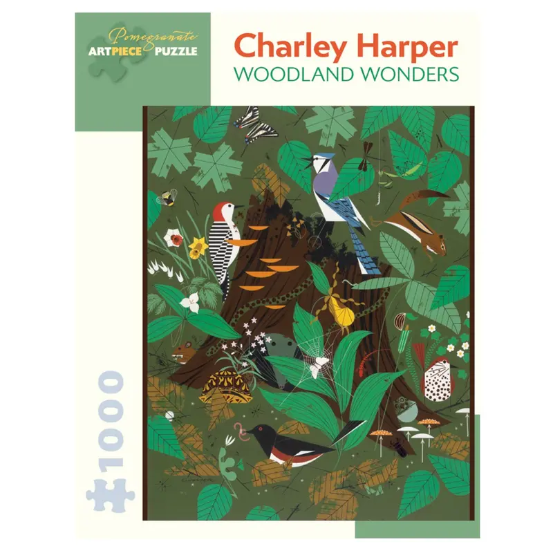 Charley Harper: 1000 Piece Jigsaw Puzzle - Woodland Wonders 1