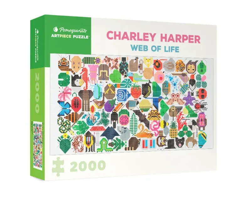 Charley Harper: 2000 Piece Jigsaw Puzzle - Web Of Life 1