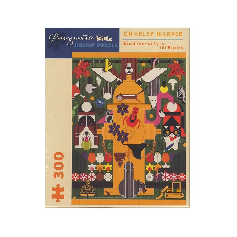 Charley Harper: 300 Piece Jigsaw Puzzle - Biodiversity In The Burbs 1
