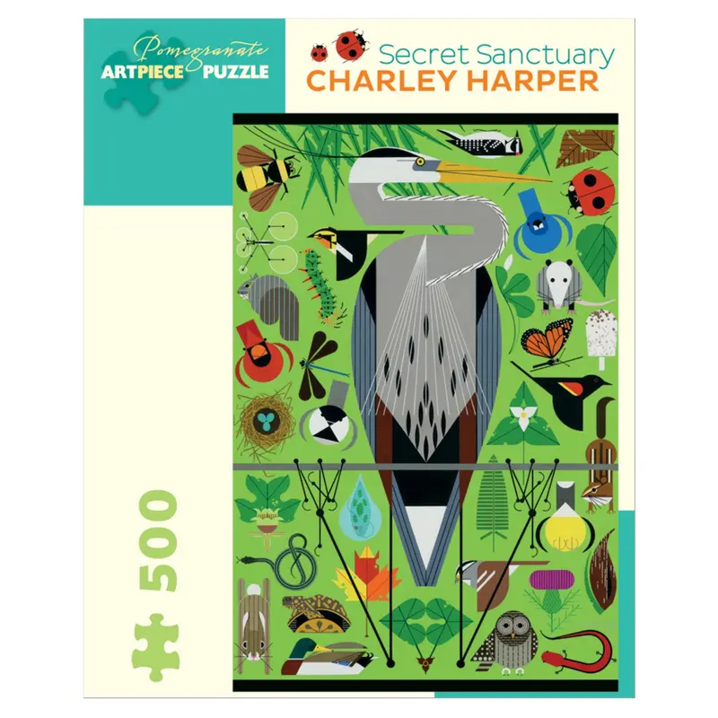 Charley Harper: 500 Piece Jigsaw Puzzle - Secret Sanctuary 1