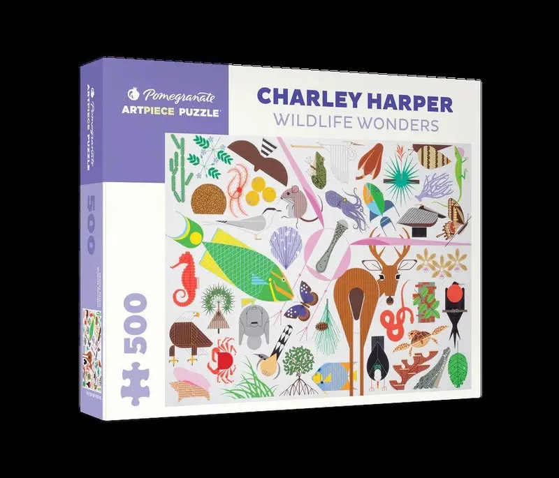 Charley Harper: 500 Piece Jigsaw Puzzle - Wildlife Wonders 1