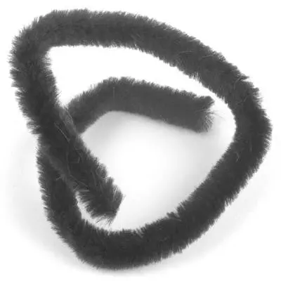 Chenille 12Mm Black - 10 Pk Aka Pipe Cleaner 1