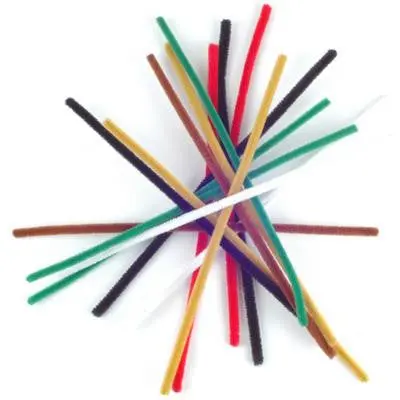 Chenille 9Mm Astd - 15 Pk Aka Pipe Cleaners 1