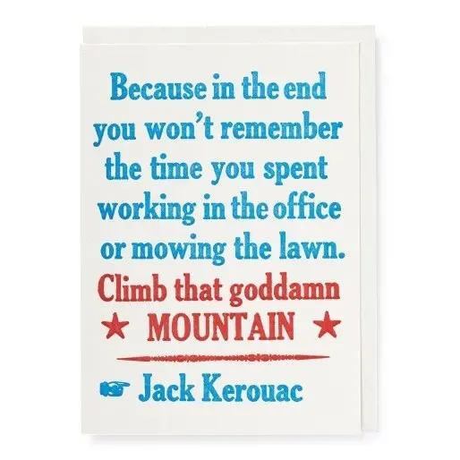 Climb The Mountain Card 1