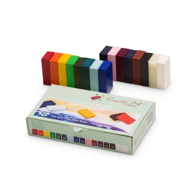 Encaustic Art - Basic Selection Of Wax Blocks 1