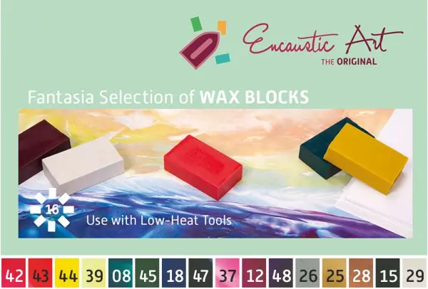 Encaustic Art - Fantasia Selection Of Wax Blocks 1