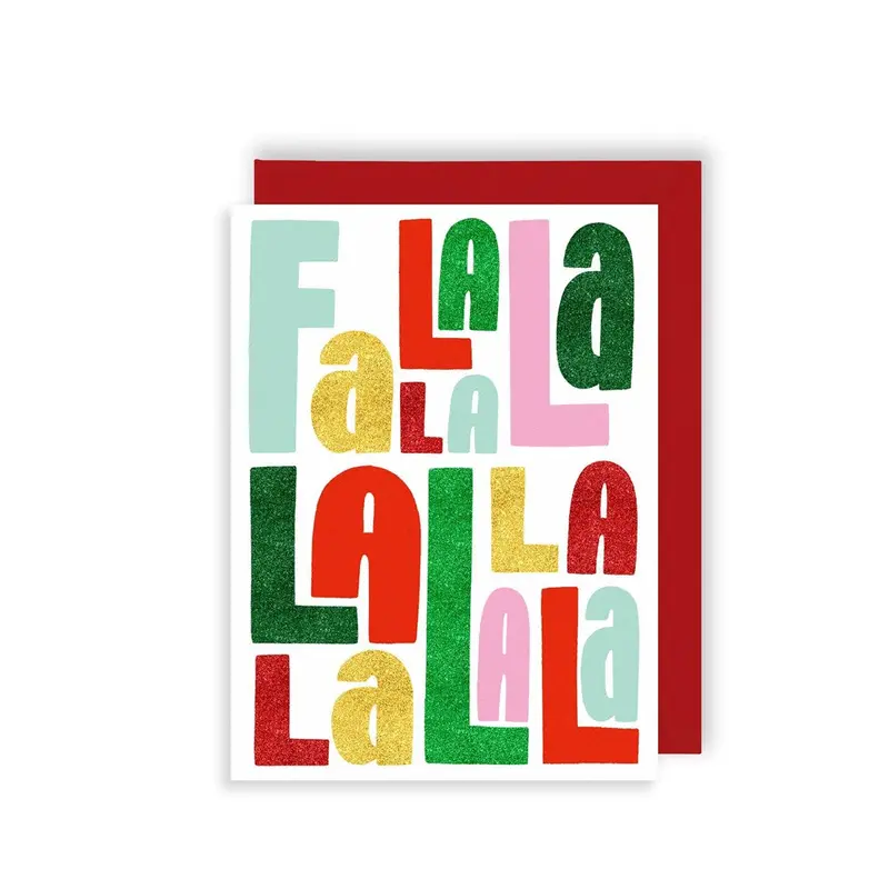 Fa La La Christmas Card 1