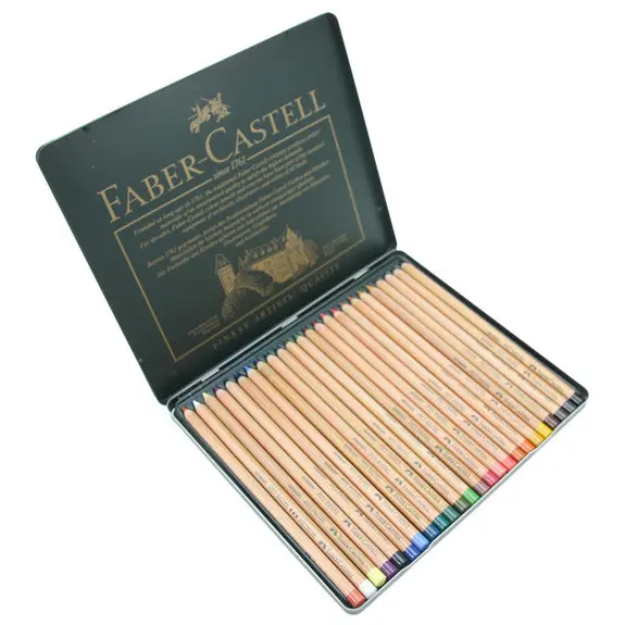 Faber Castell 24 Pastel Pencils "Pitt" 1