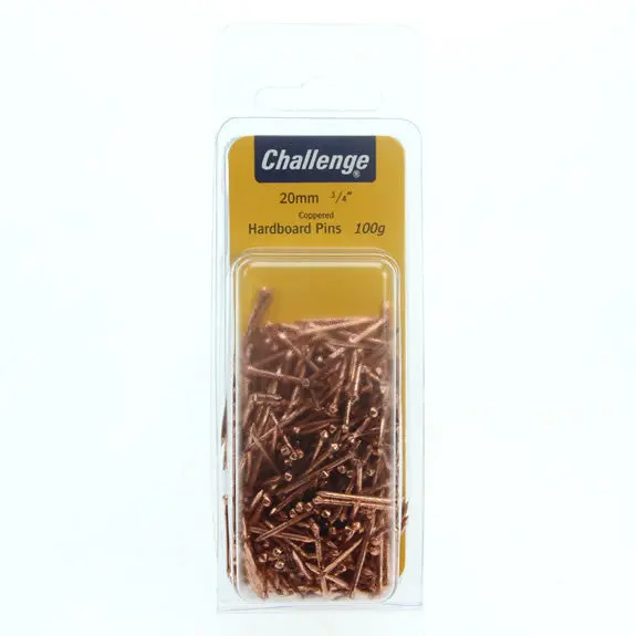 Fs 20Mm Hardboard Pins Coppered 100G 1