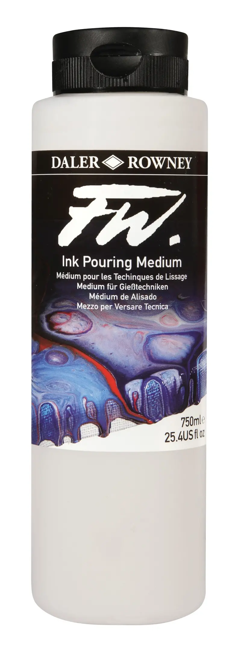 Fw Acrylic Artists Ink 750Ml Pouring Medium 1