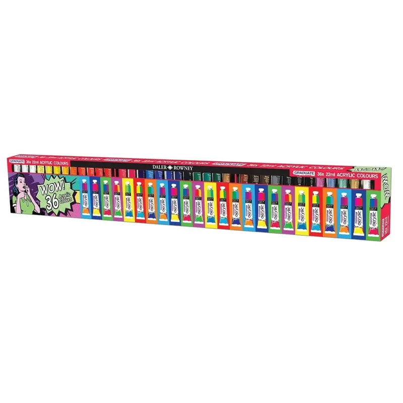 Graduate Acrylic Set 36 X 22Ml 1