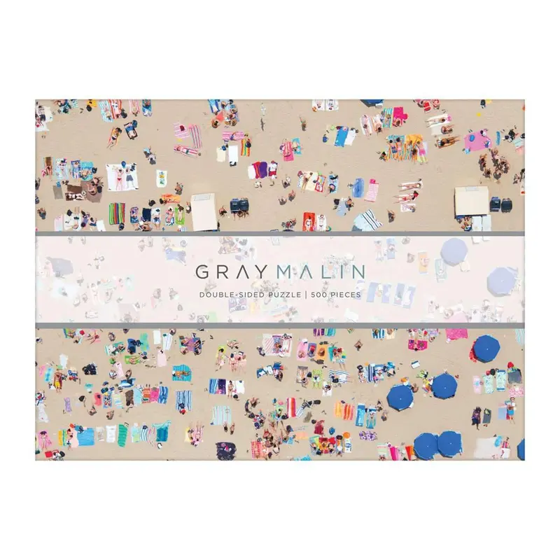 Gray Malin The Beach Double Sided Puzzle 1