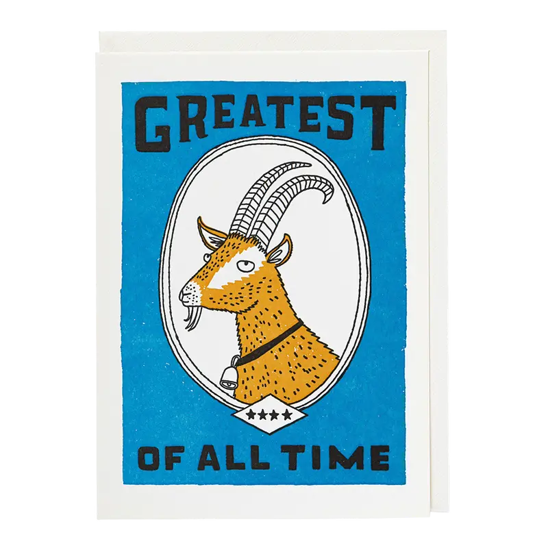 Greatest Of All Time Card 1