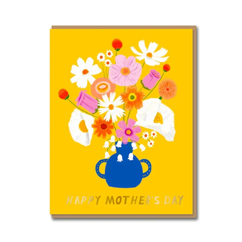 Happy Mother's Day Flower Vase Card 1