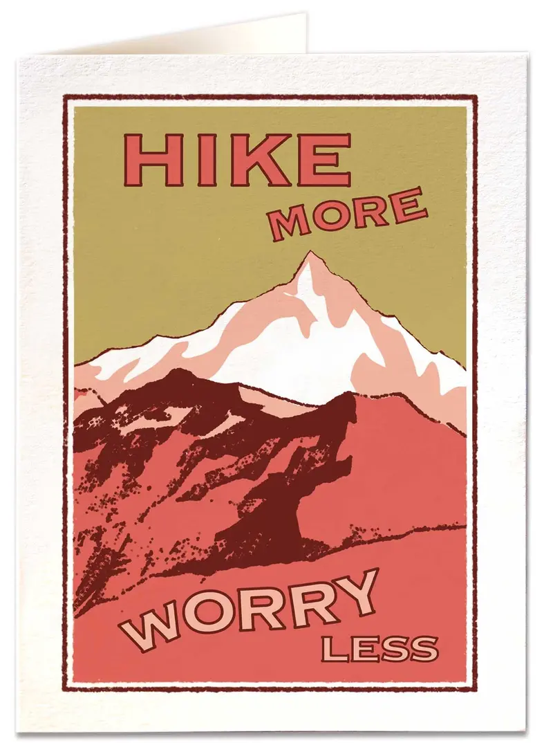 Hike More Worry Less Card 1