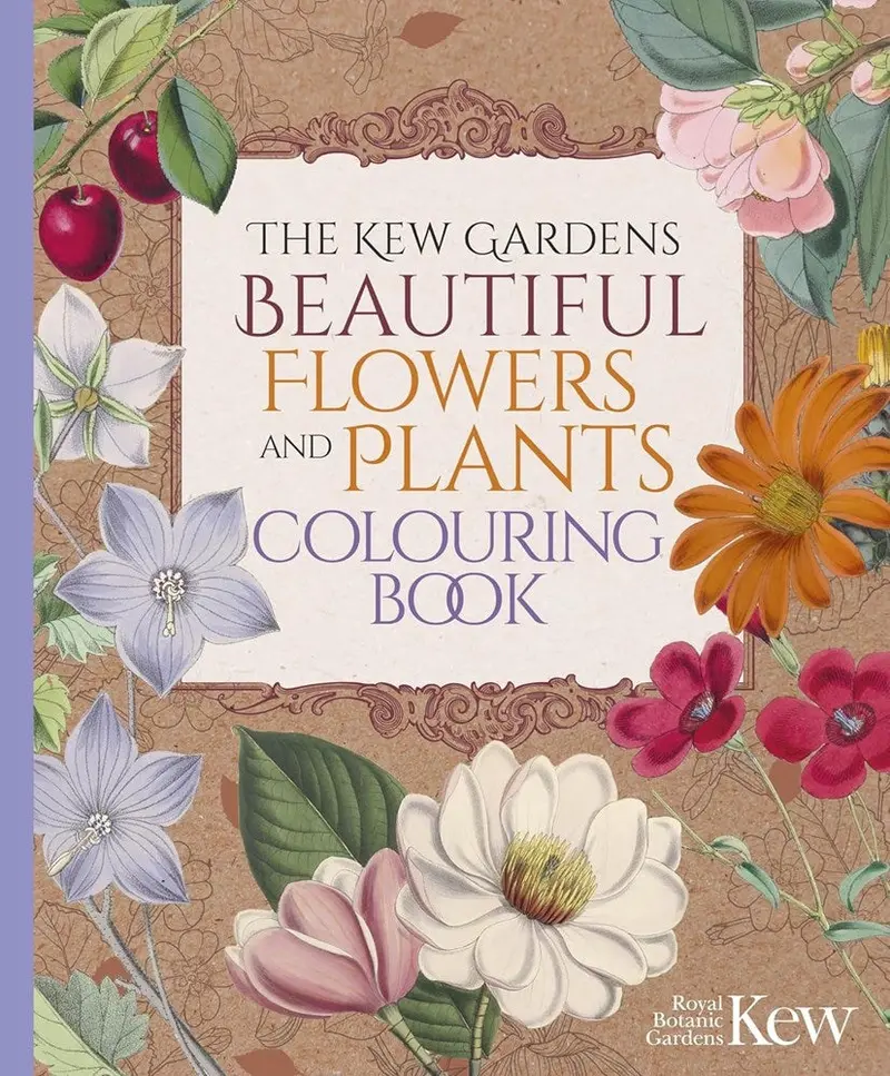 Kew Gardens Beautiful Flowers & Plants Colouring Book 1