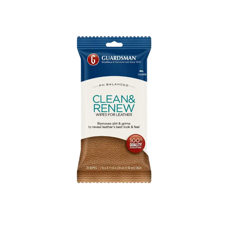 Leather Clean & Renew Wipes 20 Wipes 1