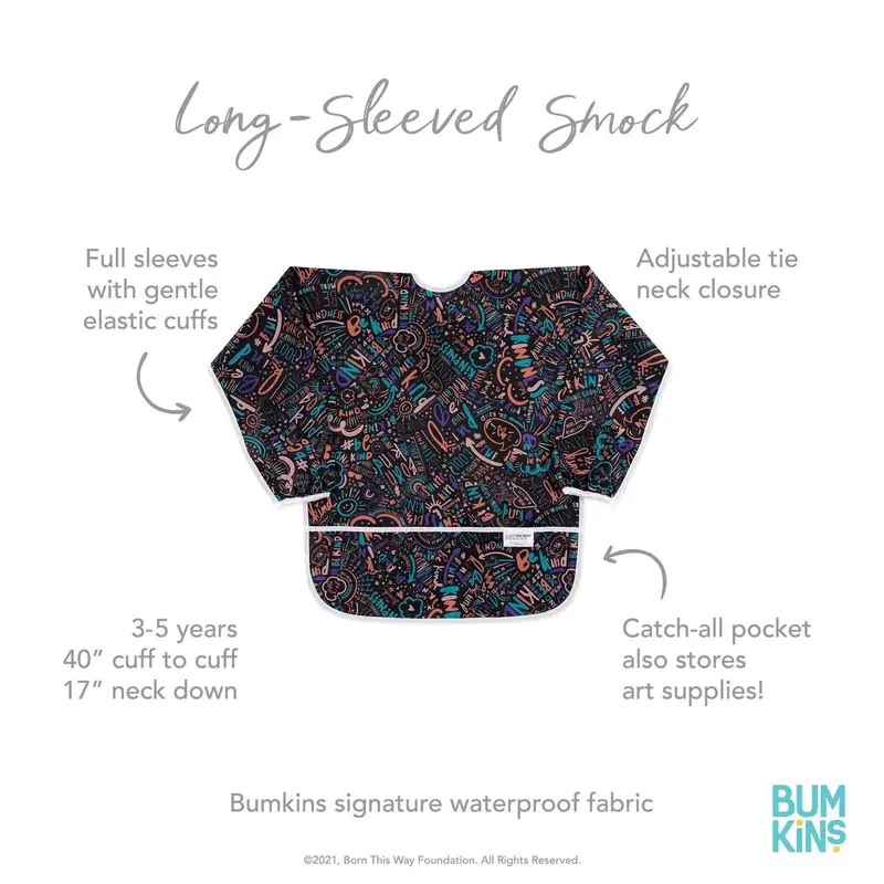 Long-Sleeved Art Smock: Channel Kindness 1