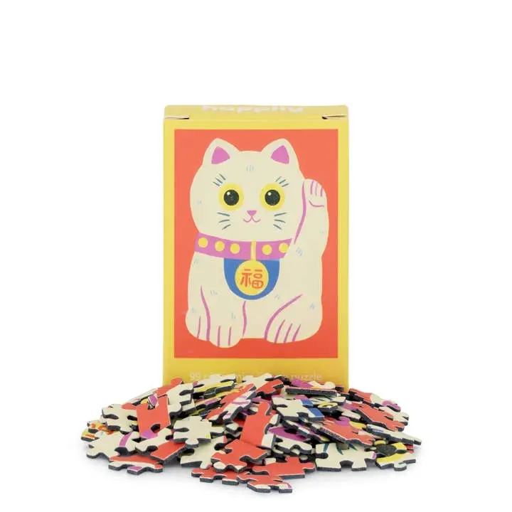 Lucky Cat - 99 Piece Mini Jigsaw Puzzle 1