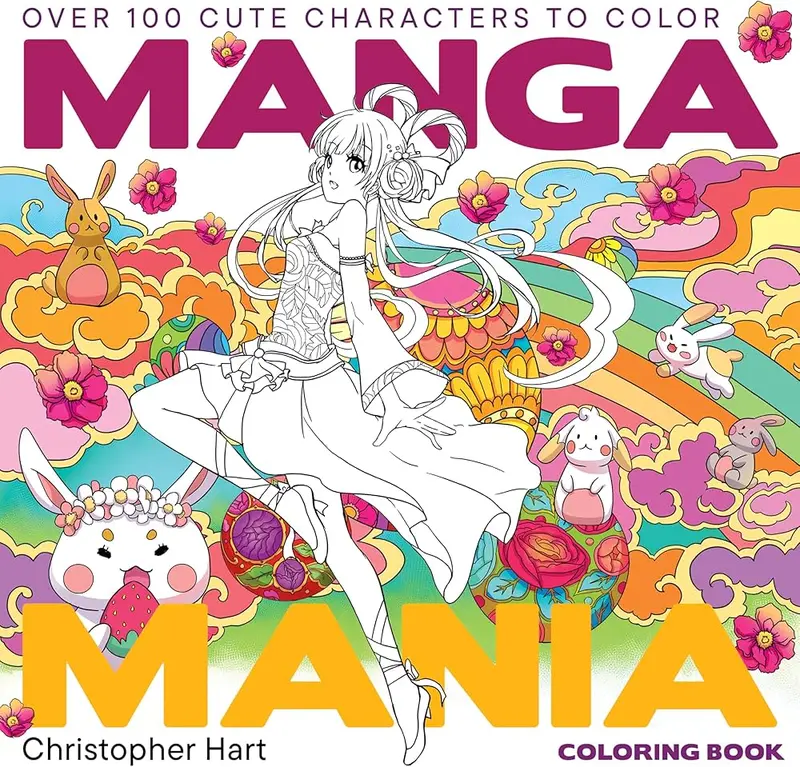 Manga Mania Coloring Book 1