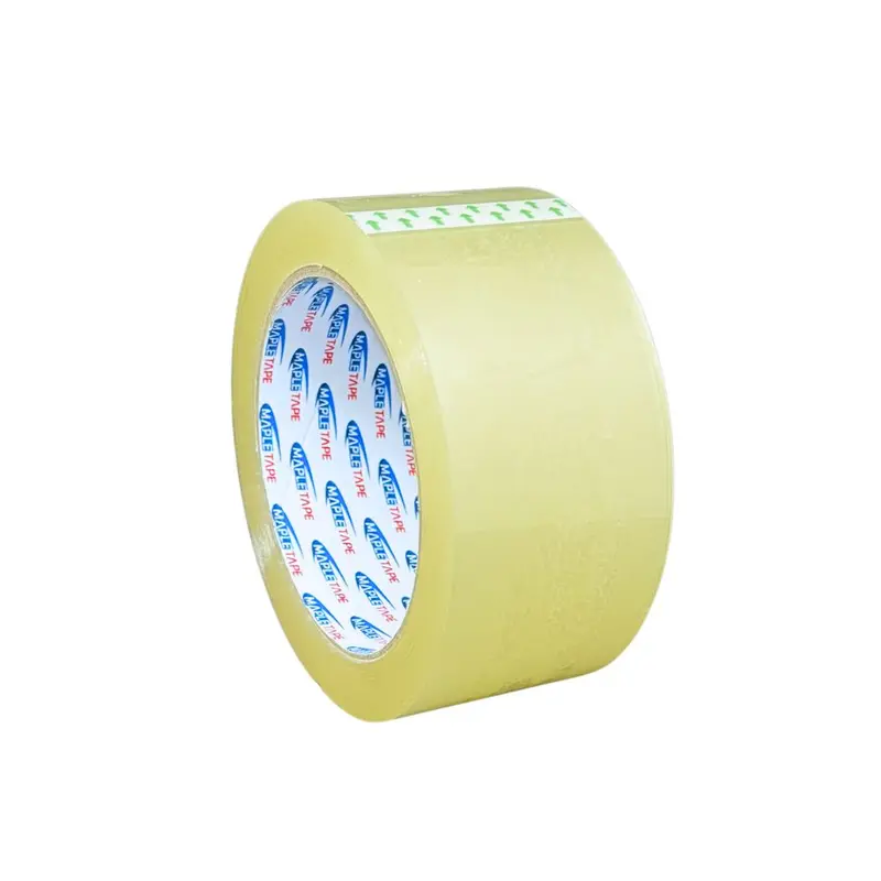 Maple Opp Tape 48Mm X 80M, Tan/Clear, Bundle Of 6 Rolls 1