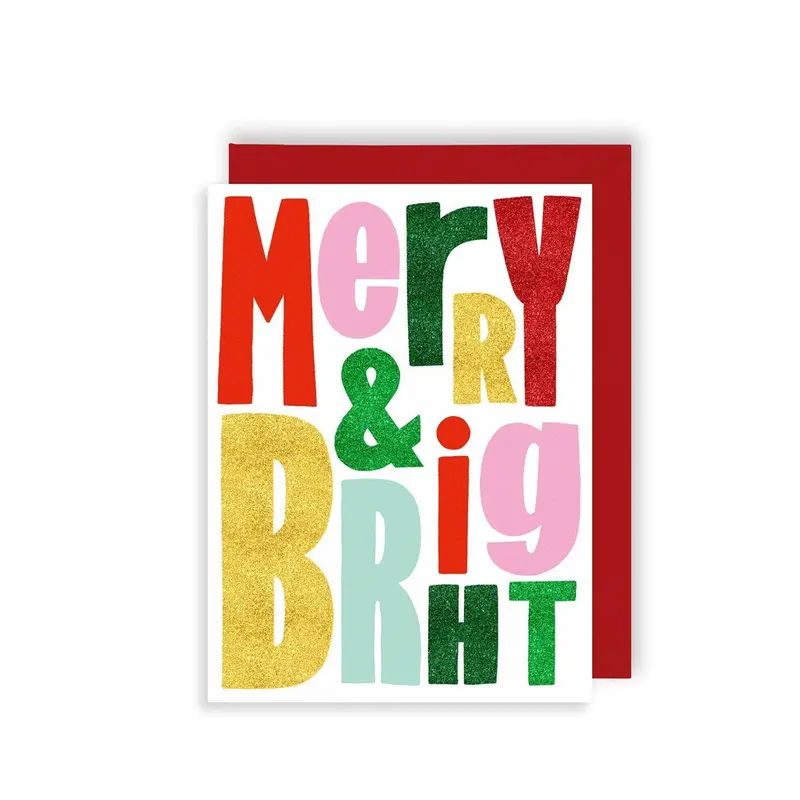 Merry & Bright Christmas Card 1