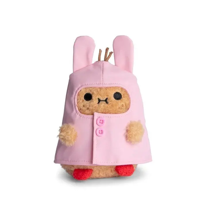 Mini Plush Toy - Bunny Boot Pink Raincoat Ricespud 1