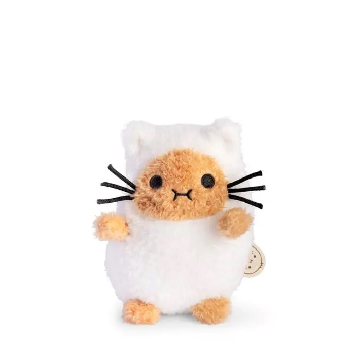 Mini Plush Toy - White Kitty Ricespud 1