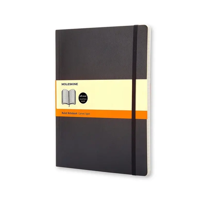 Moleskine Classic Extra Large Ruled Soft Cover Notebook Black 1