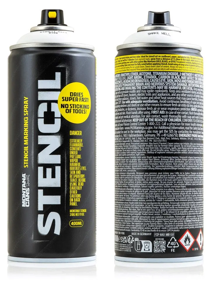Montana Stencil Spray 400Ml 1